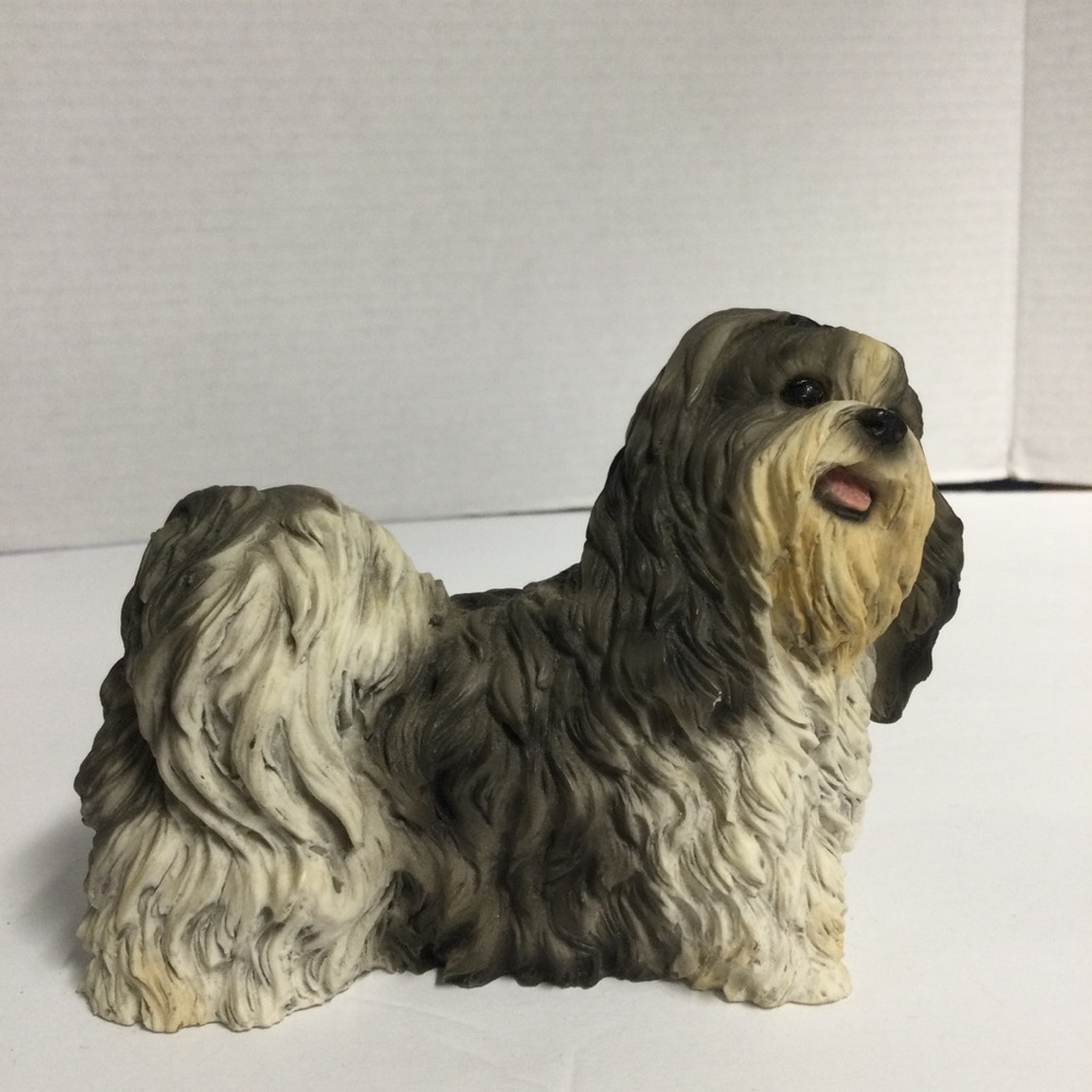 Castagna VTG 1990 Shih-Tzu Dog Figurine made in Italy